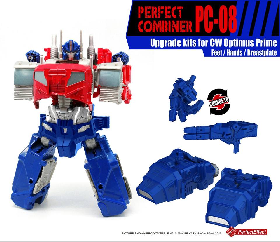 Prefect Effect PC-08 Combiner Upgrade Kit for CW Optimus_Ready  Stock_Malaysia No 1 3rd Party Transformers Shop